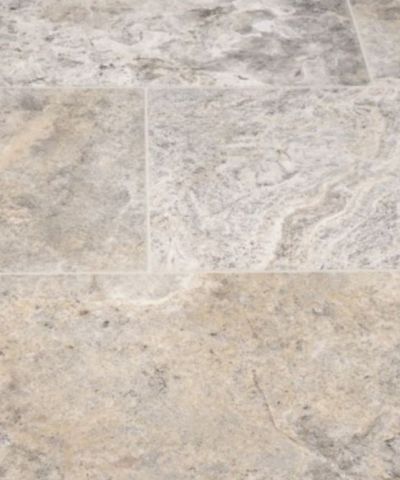 Silver Filled Brushed Travertin – Travertin