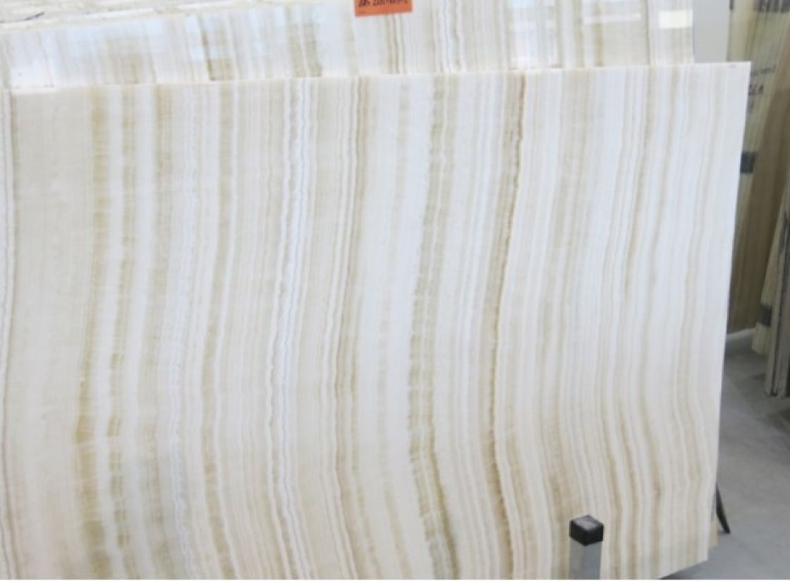 Onyx Bianco – Onyx – texture et veinage de la pierre