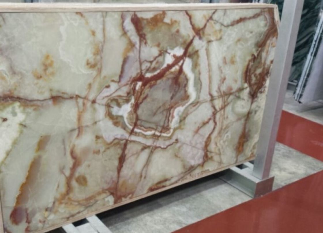 Onyx Green Red – Onyx – stone texture and veining